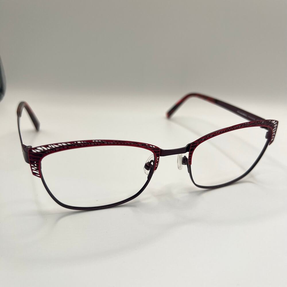 Koali Morel 20014K PR27 Eyeglasses Purple Frames Only 55-19-135 Excellent Cond